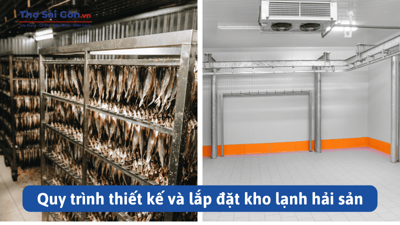Dịch vụ lắp đặt kho lạnh hải sản giá rẻ, có bảo hành 3 Quy trình thiết kế và lắp đặt kho lạnh hải sản