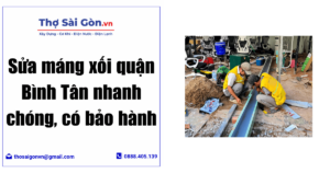 Sửa máng xối quận Bình Tân