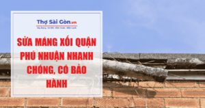 Sửa máng xối quận Phú Nhuận