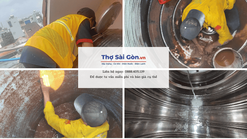 Dịch Vụ Vệ Sinh Bồn Nước INOX tại TP.HCM 4 Tại sao, nên chọn Thợ Sài Gòn vệ sinh bồn chứa nước?