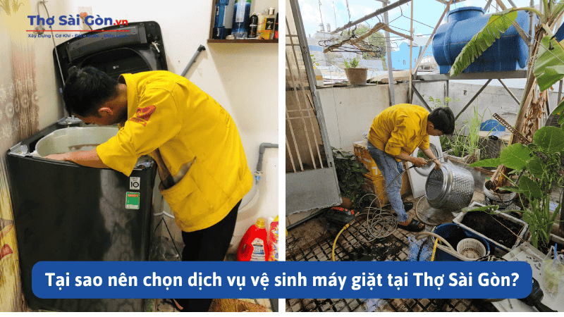 Dịch vụ vệ sinh máy giặt nhanh chóng, uy tín 3 Tại sao nên chọn dịch vụ vệ sinh máy giặt tại Thợ Sài Gòn?
