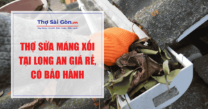 Thợ sửa máng xối tại Long An