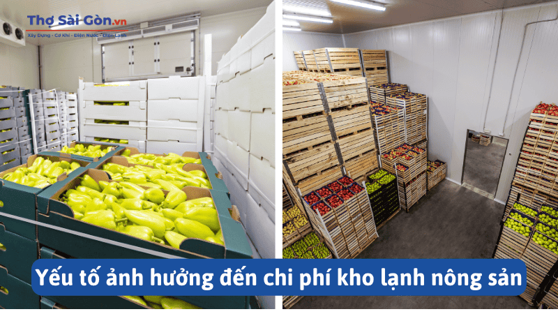 Báo giá lắp đặt kho lạnh nông sản, bảo hành lâu dài 4 Yếu tố ảnh hưởng đến chi phí kho lạnh nông sản