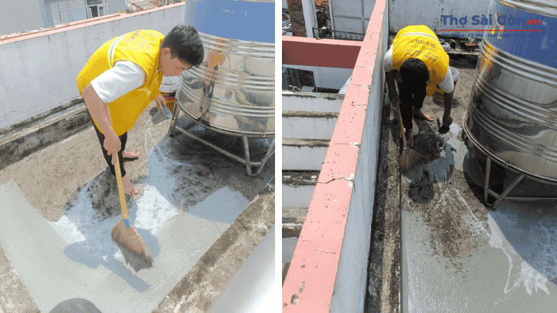 Chống thấm bằng xi măng và phụ gia