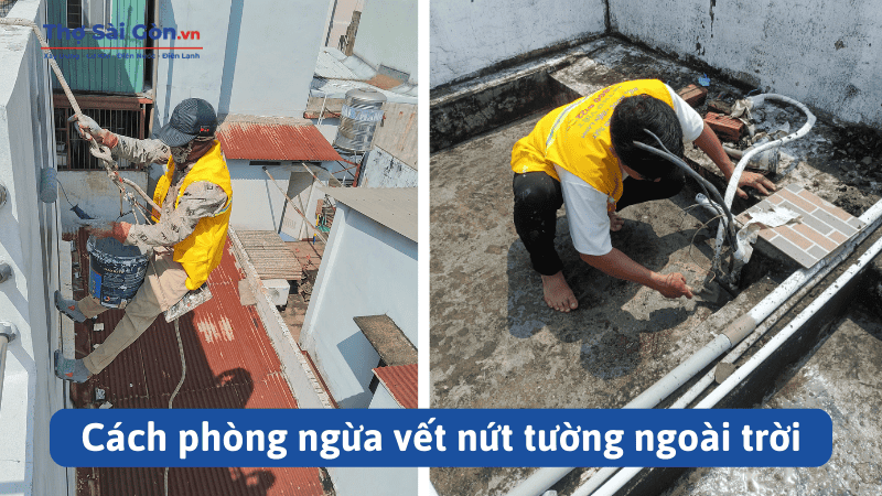 Cách phòng ngừa vết nứt tường ngoài trời