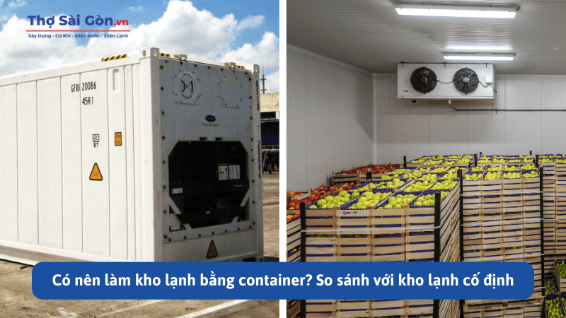 Có nên làm kho lạnh bằng container