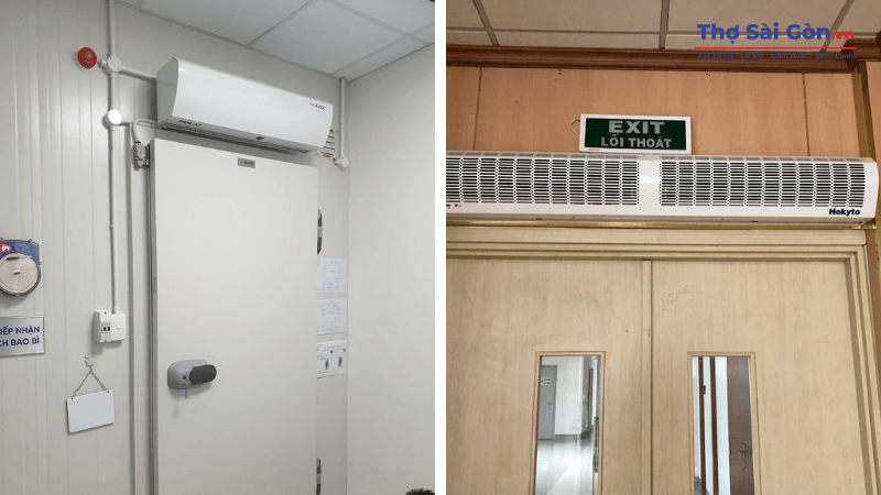 Hướng dẫn lựa chọn và lắp đặt quạt chắn gió kho lạnh