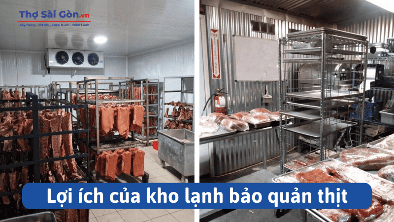 Lợi ích của kho lạnh bảo quản thịt