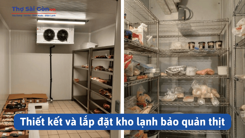 Thiết kết và lắp đặt kho lạnh bảo quản thịt