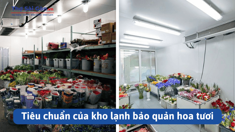 Tiêu chuẩn của kho lạnh bảo quản hoa tươi