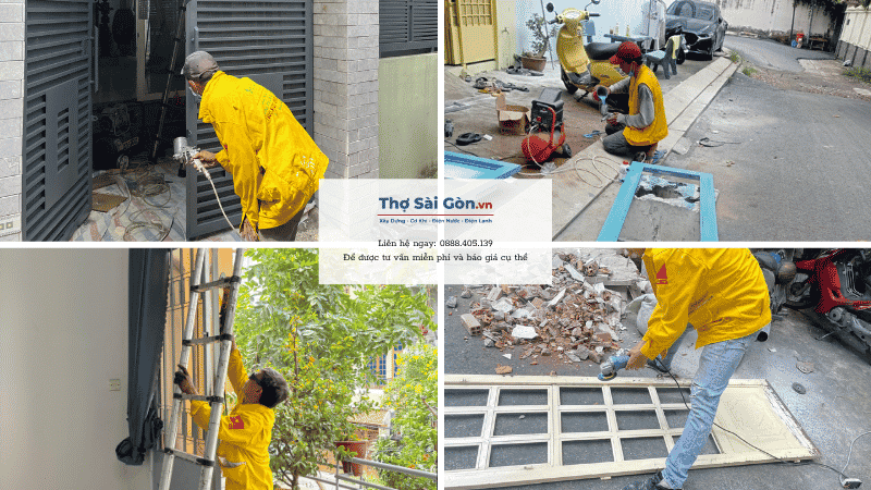 Thợ sơn cửa sắt tại quận Tân Bình uy tín, giá rẻ 2 Các loại dịch vụ sơn cửa sắt tại quận Tân Bình