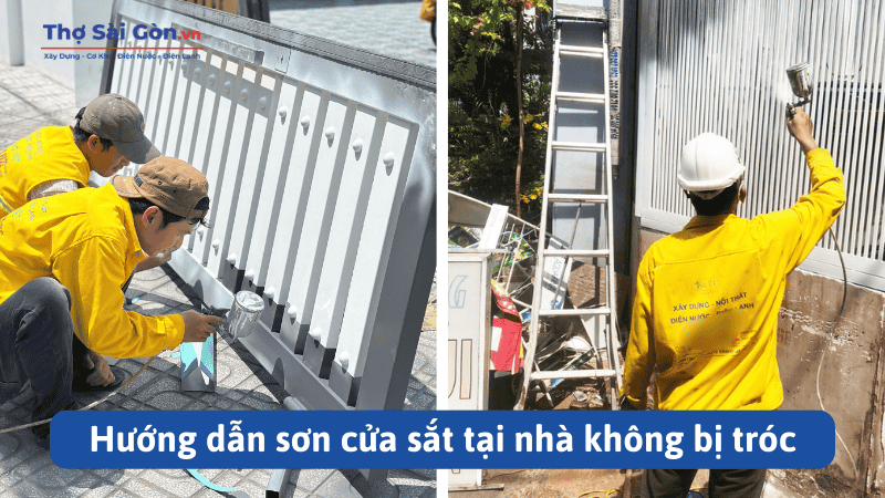 Sơn cửa sắt bằng sơn gì thì tốt nhất hiện nay? 4 Hướng dẫn sơn cửa sắt tại nhà không bị tróc