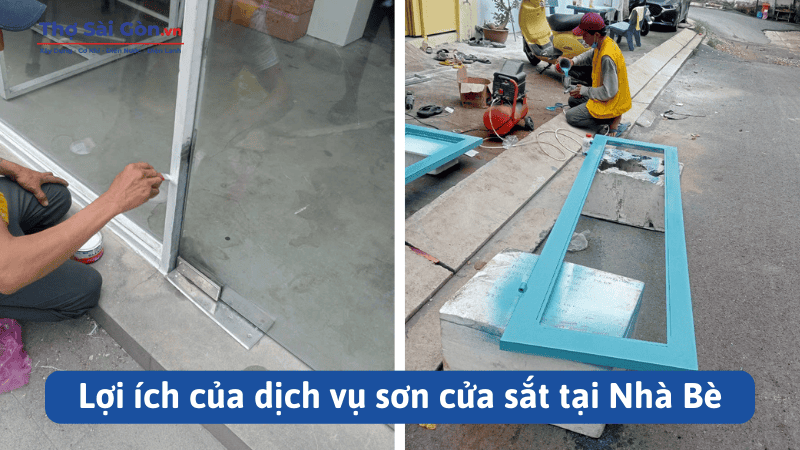 Lợi ích của dịch vụ sơn cửa sắt tại Nhà Bè