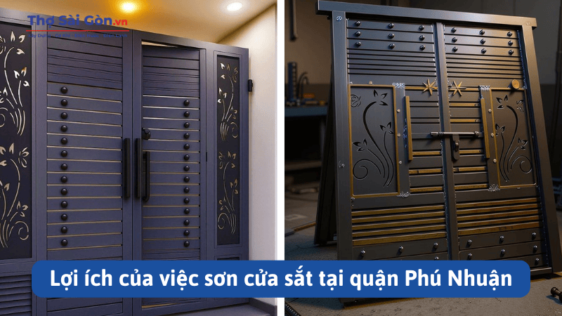 Lợi ích của việc sơn cửa sắt tại quận Phú Nhuận