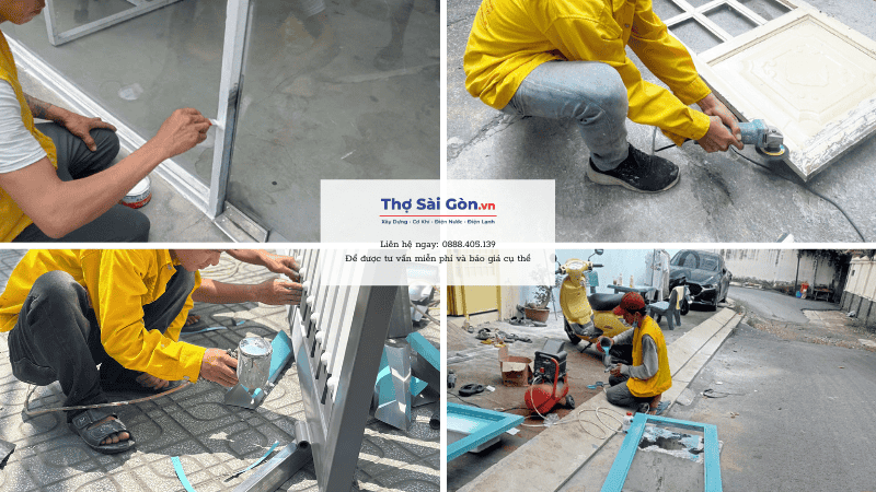 Quy trình sơn cửa sắt