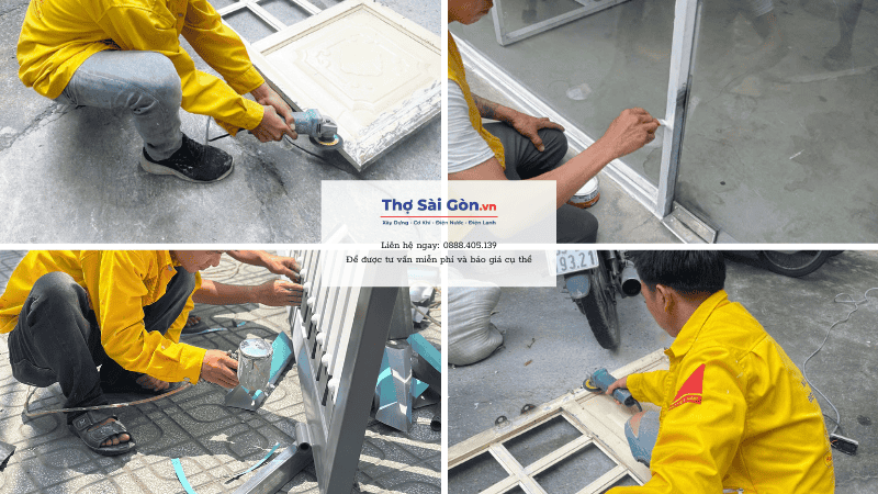 Quy trình sơn cửa sắt tại Quận 1
