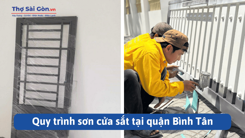 Sơn cửa sắt tại quận Bình Tân: Dịch vụ uy tín, giá rẻ 1