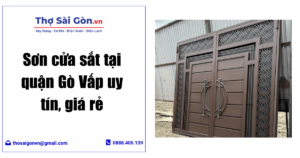 Sơn cửa sắt tại quận Gò Vấp