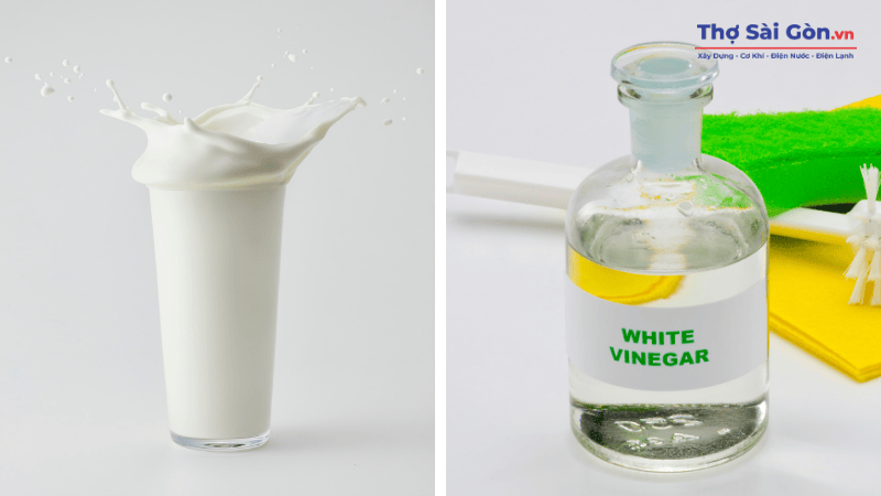 Cách khử mùi sơn cửa sắt nhanh chóng, hiệu quả và an toàn 7 Sữa tươi hoặc giấm trắng