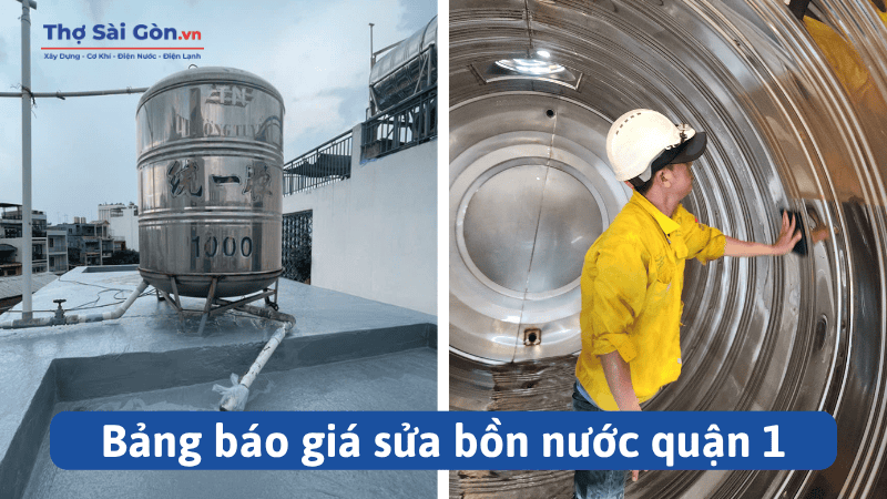 báo giá sửa bồn nước quận 1