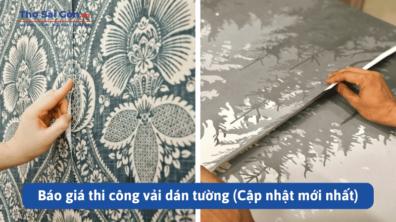 Báo giá thi công vải dán tường