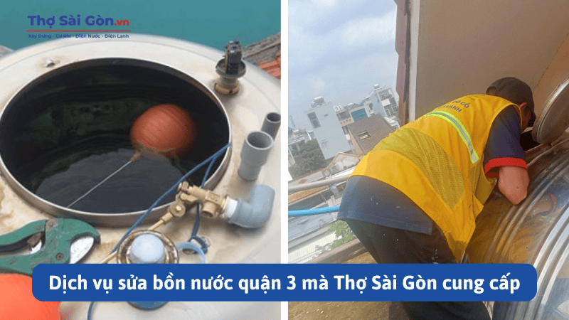 Dịch vụ sửa bồn nước quận 3