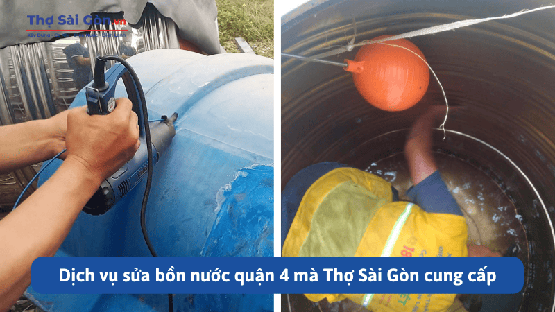 Dịch vụ sửa bồn nước quận 4