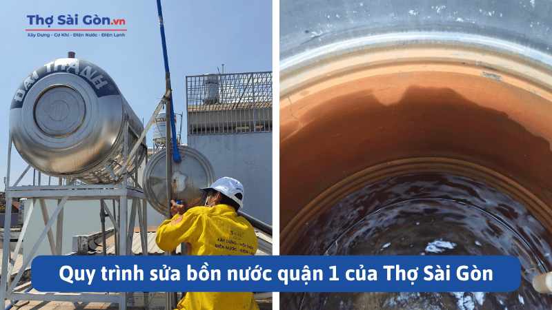 Quy trình sửa bồn nước quận 1