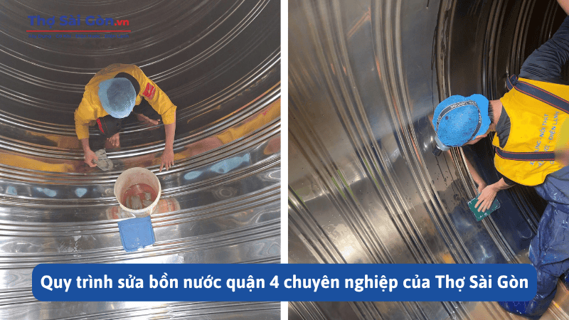 Quy trình sửa bồn nước quận 4