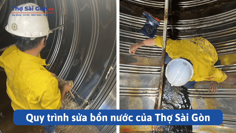 Quy trình sửa bồn nước
