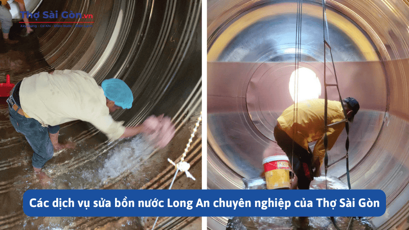 Các dịch vụ sửa bồn nước Long An chuyên nghiệp của Thợ Sài Gòn