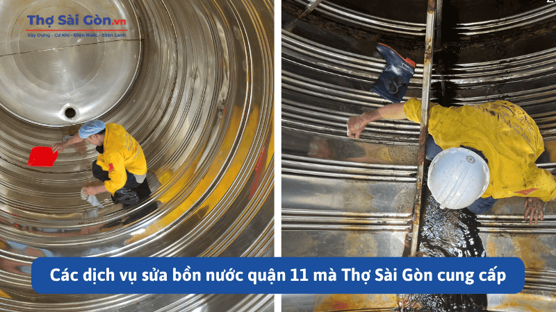 dịch vụ sửa bồn nước quận 11