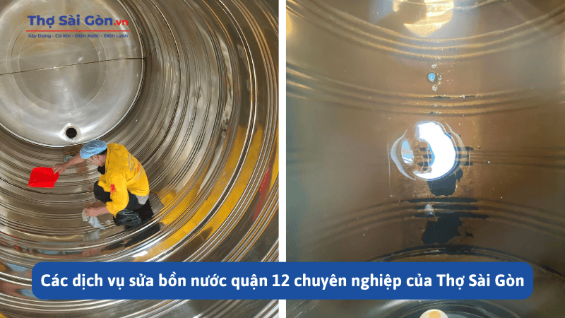 dịch vụ sửa bồn nước quận 12
