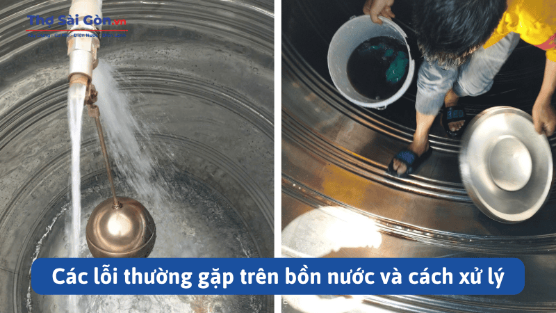 Các lỗi thường gặp trên bồn nước và cách xử lý