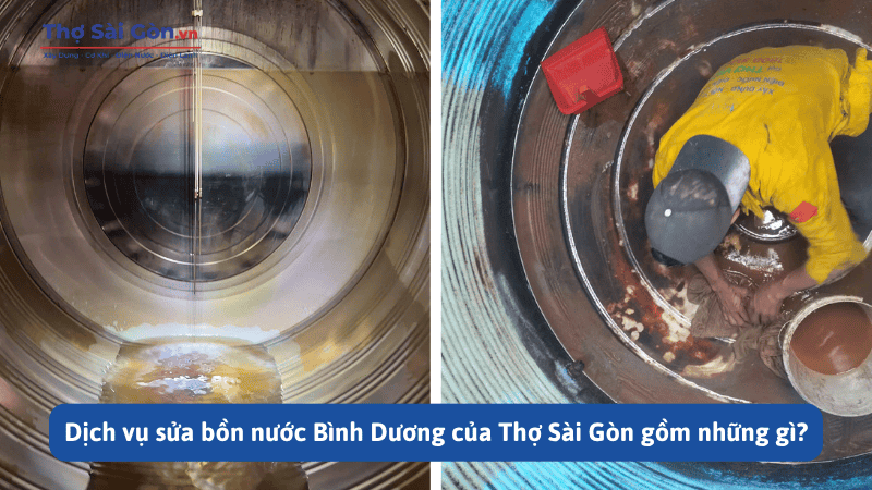 Dịch vụ sửa bồn nước Bình Dương