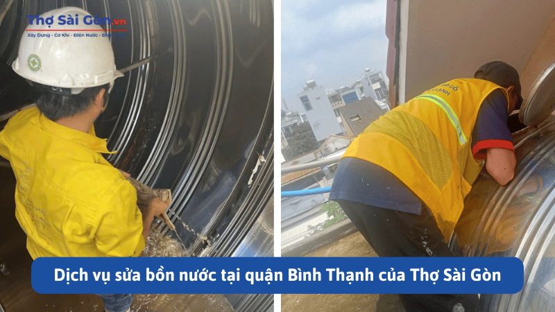 Dịch vụ sửa bồn nước tại quận Bình Thạnh