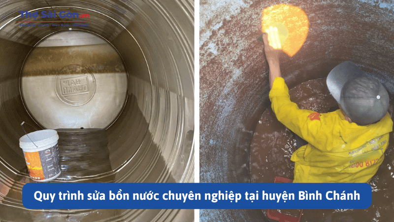 Quy trình sửa bồn nước chuyên nghiệp tại huyện Bình Chánh