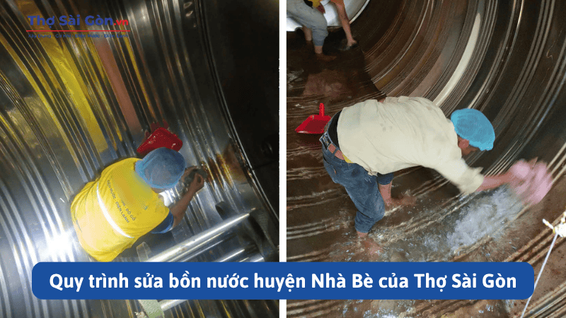 Quy trình sửa bồn nước huyện Nhà Bè