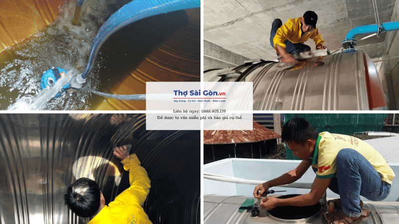 Quy trình sửa bồn nước quận 11