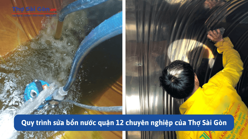 Quy trình sửa bồn nước quận 12