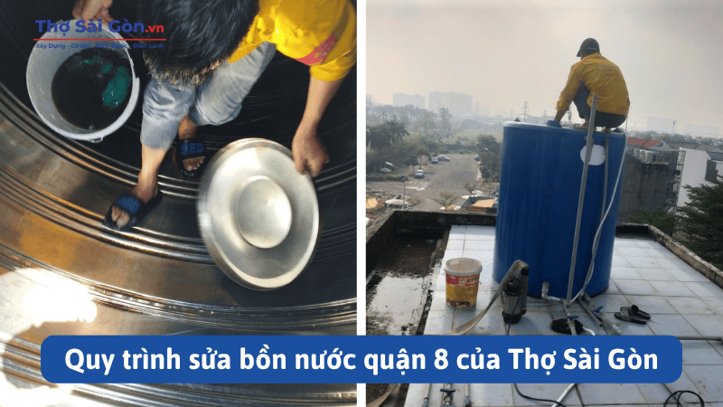 Quy trình sửa bồn nước quận 8