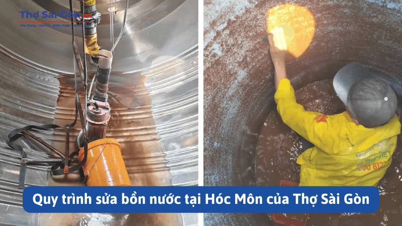 Quy trình sửa bồn nước tại Hóc Môn