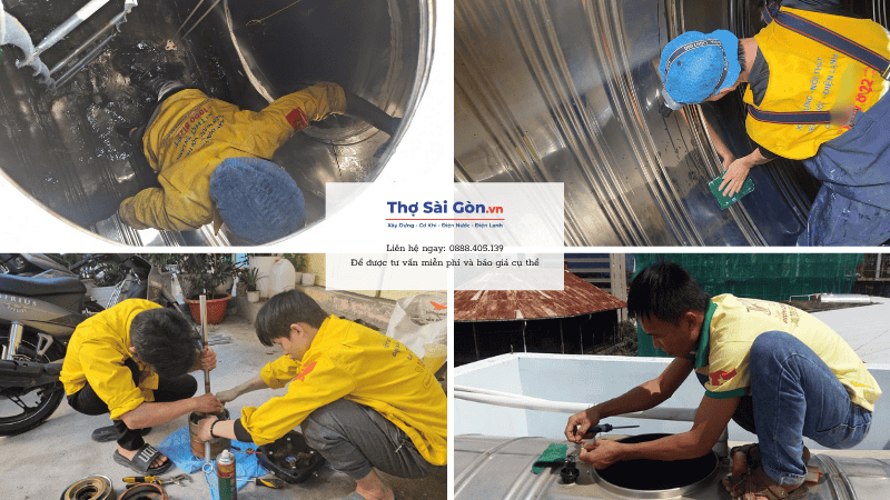 Thợ Sửa Bồn Nước Quận 9 Uy Tín, Có Bảo Hành 4 Quy trình sửa bồn nước tại Quận 9