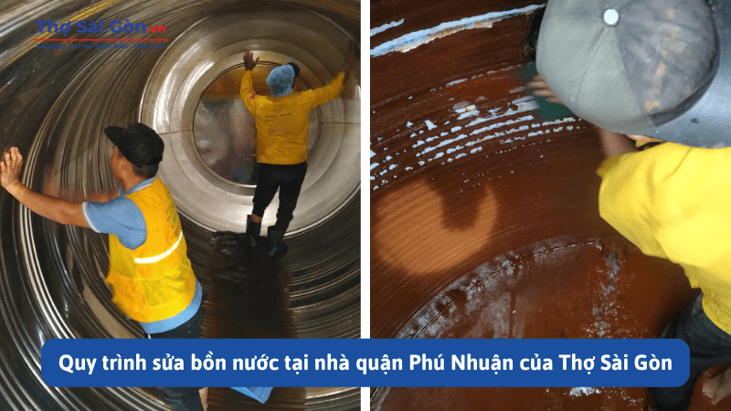 Quy trình sửa bồn nước tại nhà quận Phú Nhuận