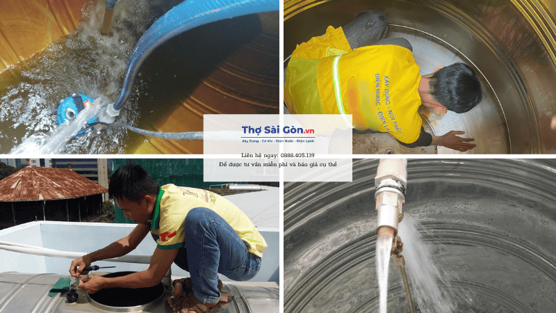 Quy trình sửa bồn nước tại quận Tân Phú