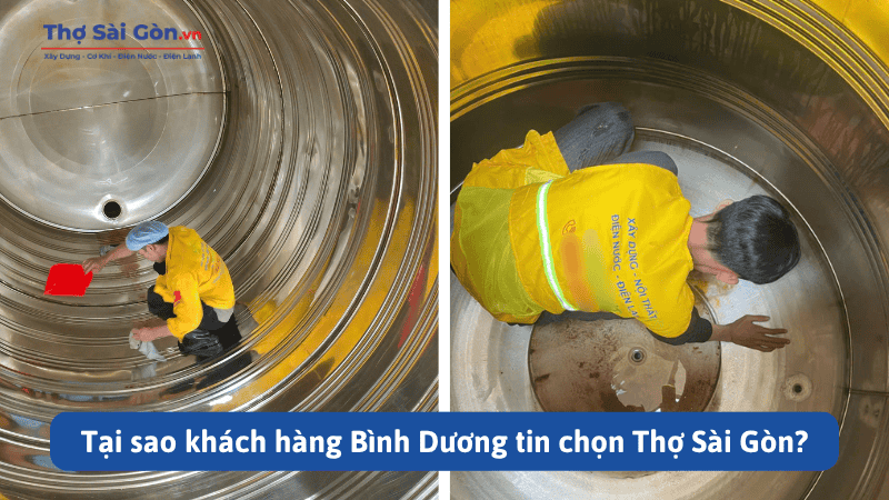 Tại sao khách hàng Bình Dương tin chọn Thợ Sài Gòn?