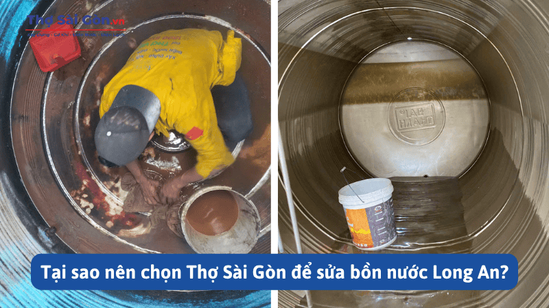 Tại sao nên chọn Thợ Sài Gòn để sửa bồn nước Long An?