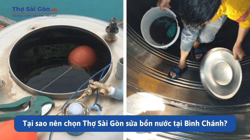 Tại sao nên chọn Thợ Sài Gòn sửa bồn nước tại Bình Chánh?