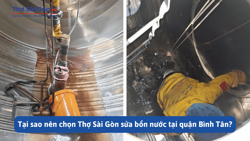 Tại sao nên chọn Thợ Sài Gòn sửa bồn nước tại quận Bình Tân?