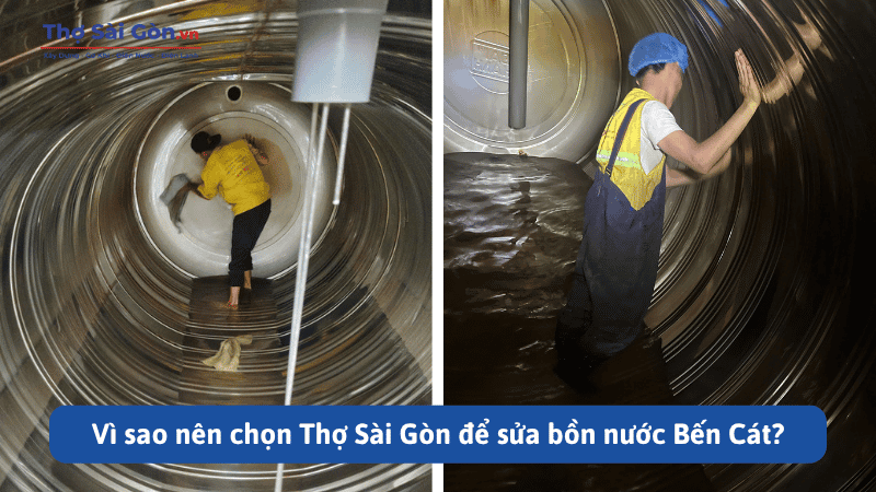 Vì sao nên chọn Thợ Sài Gòn để sửa bồn nước Bến Cát?